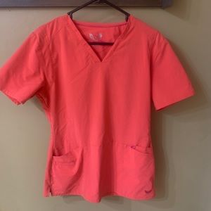 Smitten rock goddess scrub top